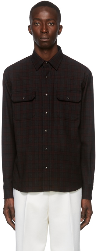 Photo: Ermenegildo Zegna Wool & Cotton Check Shirt