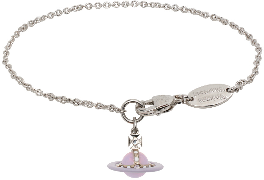 Vivienne Westwood Silver Petite Original Orb Bracelet Vivienne