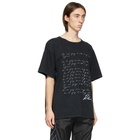 Rhude Black Script Phrase T-Shirt