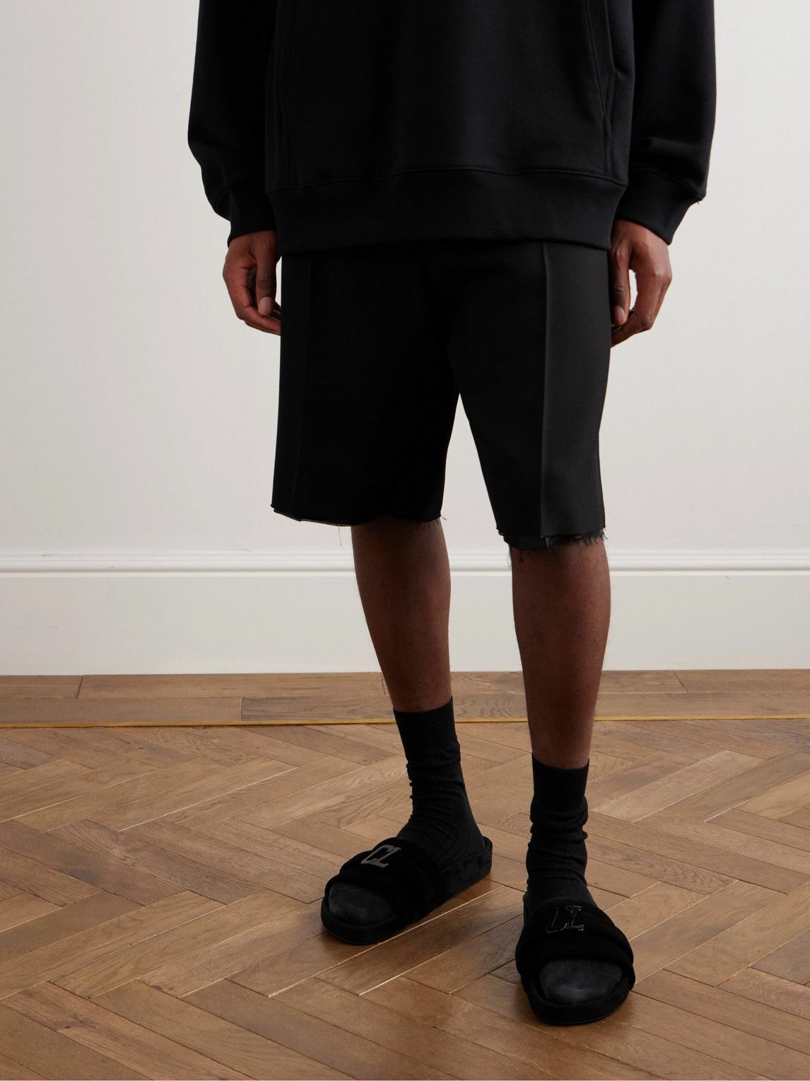 Christian Louboutin - Varsimule Logo-Embellished Suede