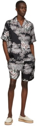 AMIRI Black Silk Shorts