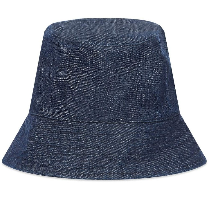 Photo: Engineered Garments Men's Denim Bucket Hat in Indigo