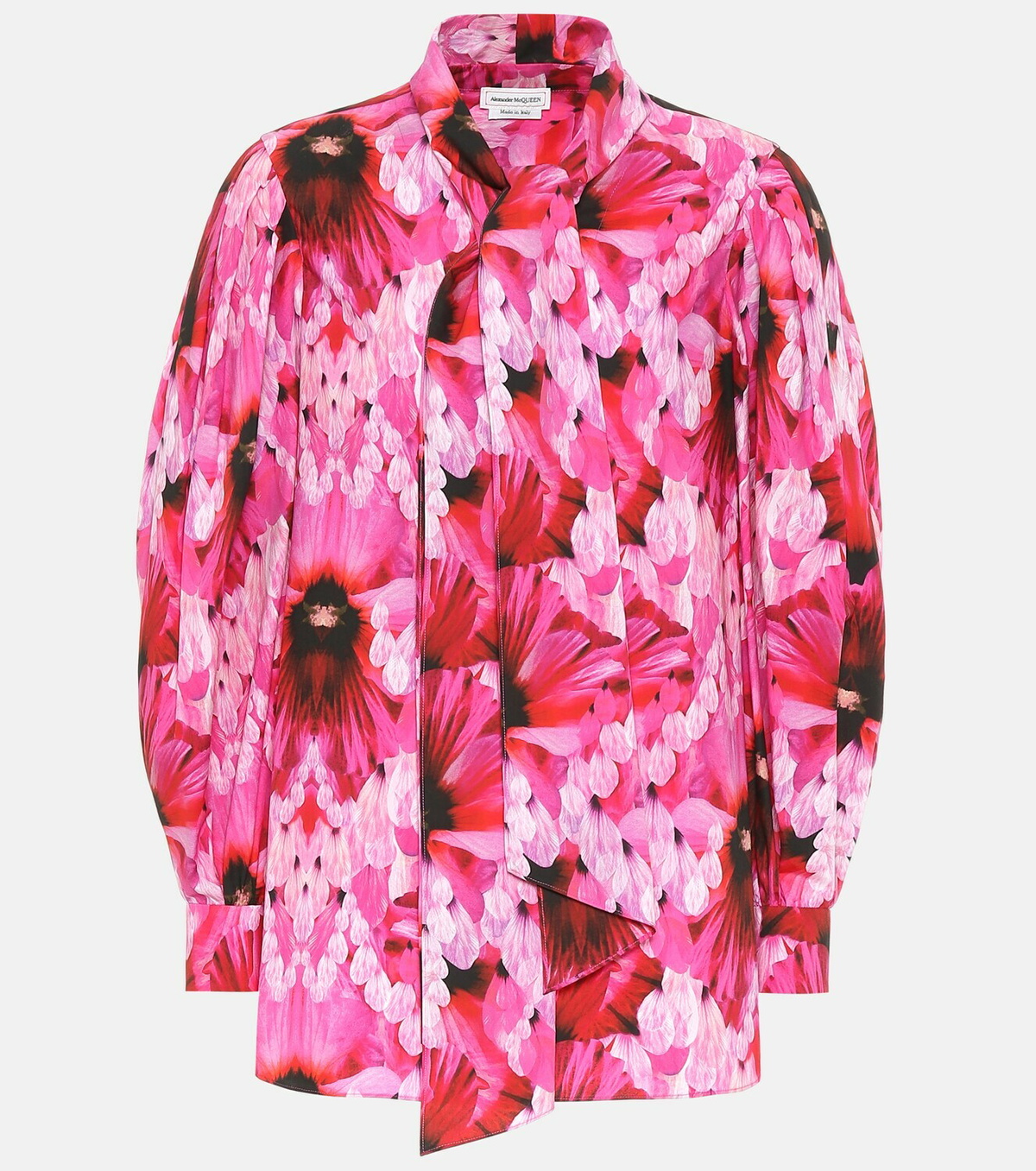 Alexander McQueen Floral Cotton Shirt Alexander McQueen alexander-mcqueen-floral-cotton-shirt-alexander-mcqueen