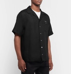 Dolce & Gabbana - Camp-Collar Linen Shirt - Black