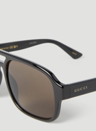 Gucci - Aviator Sunglasses in Black
