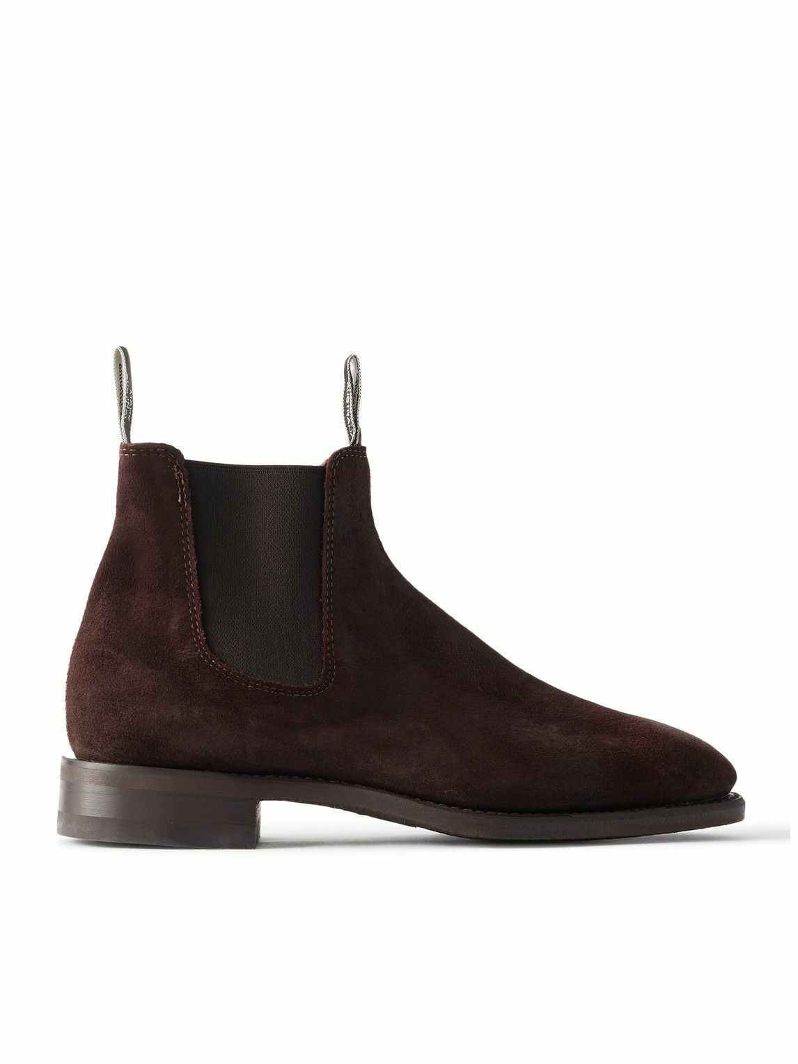 R.M.Williams - Comfort Craftsman Waxed-Suede Chelsea Boots - Brown