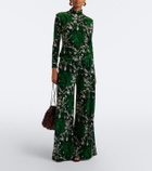 La DoubleJ Printed jersey palazzo pants