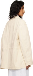 Dunst Off-White Cotton Chore Jacket