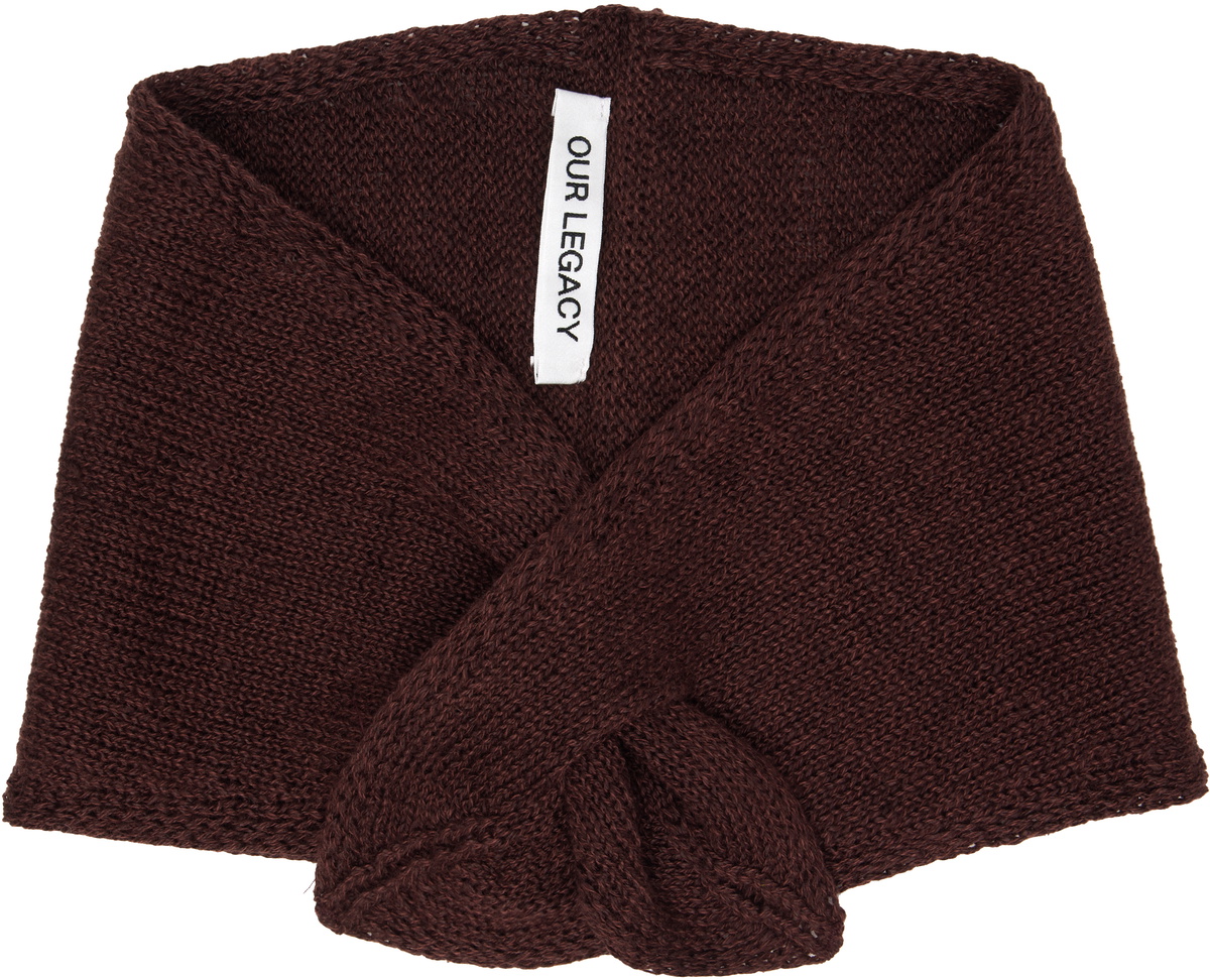 Our Legacy Brown Piano Scarf Our Legacy
