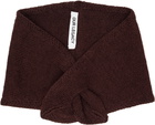 OUR LEGACY Burgundy Miniature Scarf