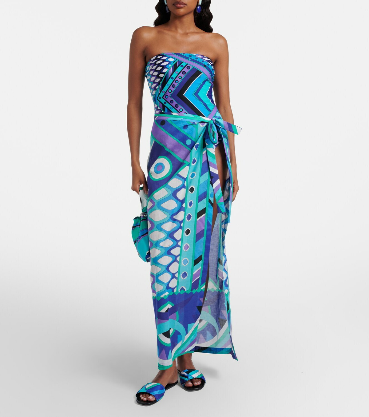 Pucci Vivara cotton beach cover-up