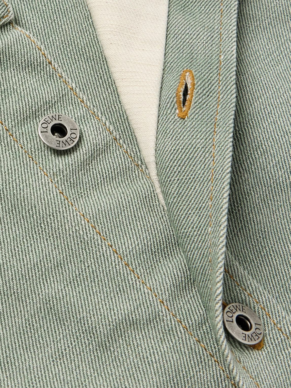 LOEWE - Denim Overshirt - Green