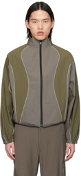 CMMAWEAR SSENSE Exclusive Gray & Khaki Reversible Jacket
