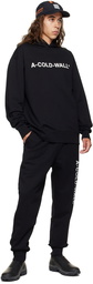 A-COLD-WALL* Black Embroidered Lounge Pants