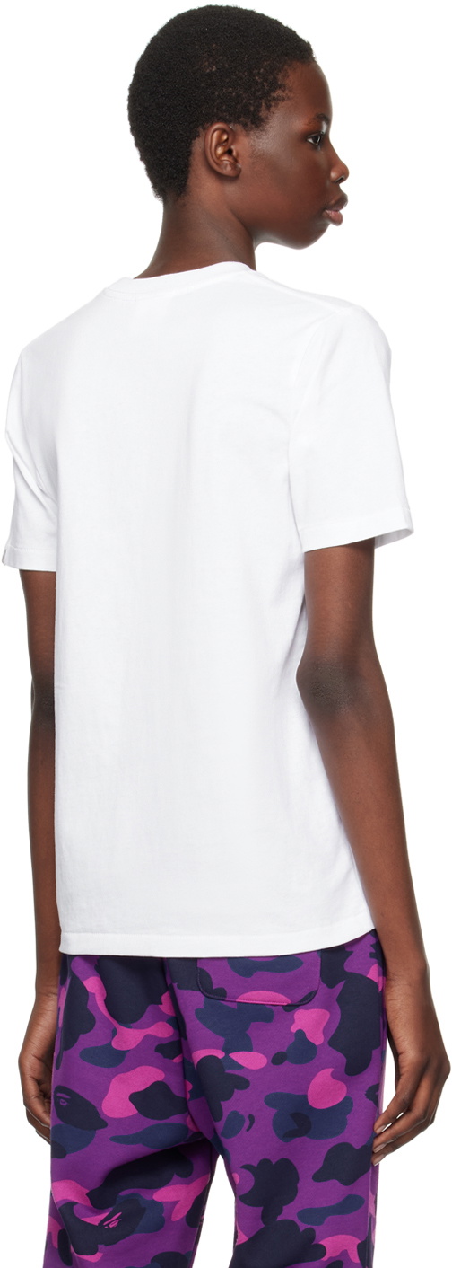 BAPE White Crystal Big Baby Milo T-Shirt A Bathing Ape