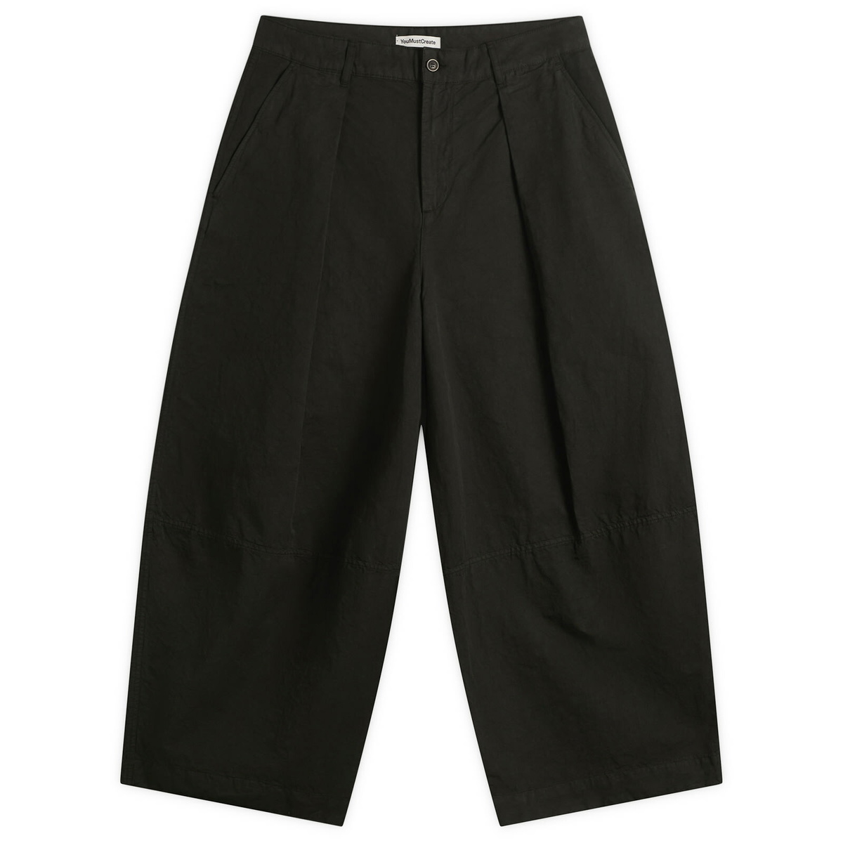 YMC Men's Garment Dye Deadbeat Trousers in Dark Green