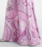 Pucci Vivara silk twill wide-leg pants