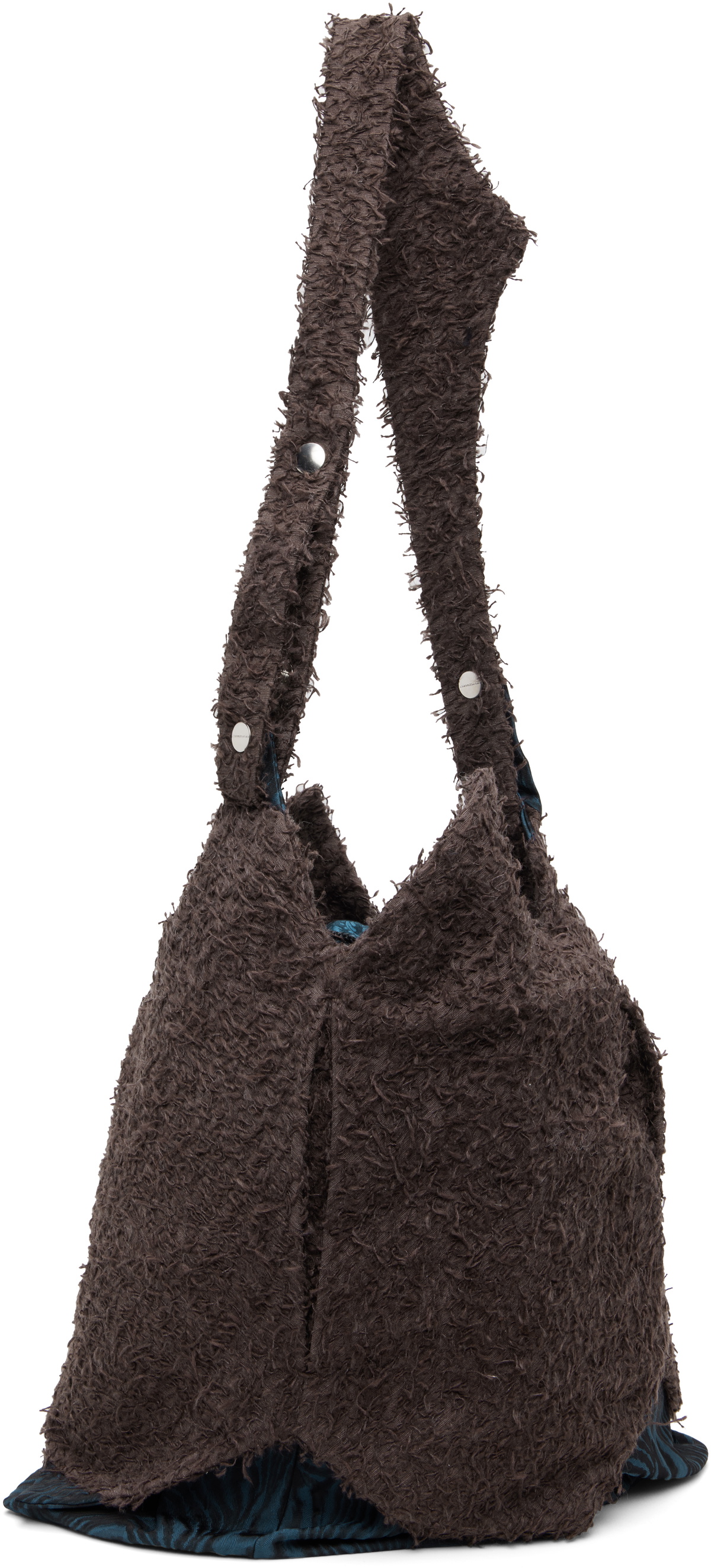 Kiko Kostadinov Brown & Navy Kaleidoscope Bag