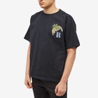 Rhude Men's Moonlight Tropics Logo T-Shirt in Vtg Black