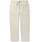 Barena - Cotton-Twill Drawstring Trousers - White