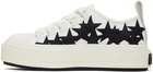 AMIRI White & Black Stars Court Low Sneakers