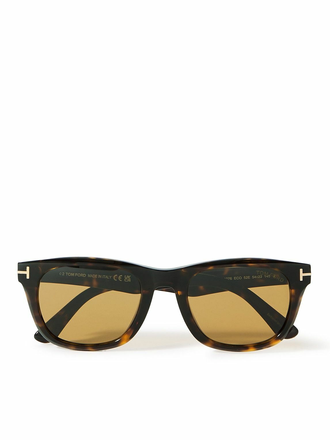 Photo: TOM FORD - Kendel Square-Frame Tortoiseshell Acetate Sunglasses