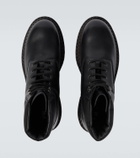 Prada Leather and Re-Nylon ankle boots