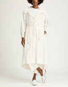 Peserico Womens Overcoat & Trench Coat Cream