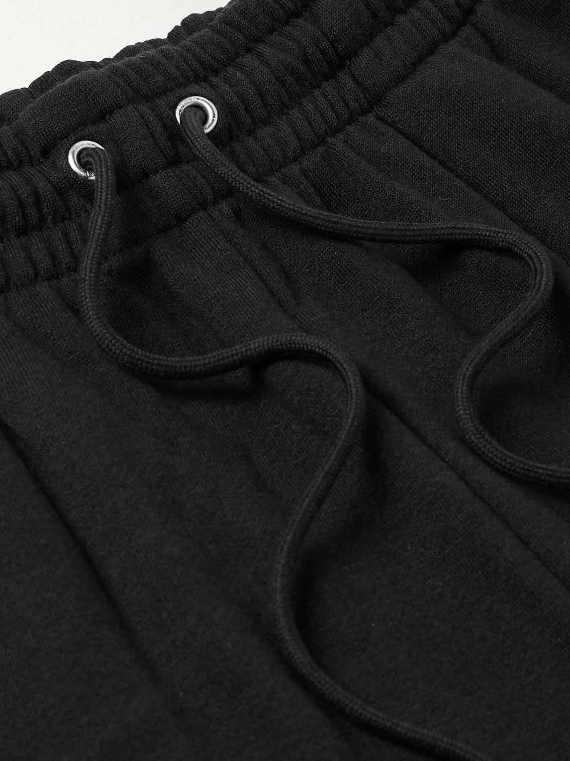 CELINE - Tapered Cotton and Cashmere-Blend Jersey Sweatpants - Black