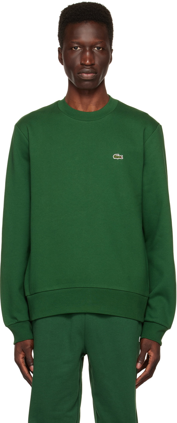 Lacoste Green Crewneck Sweatshirt
