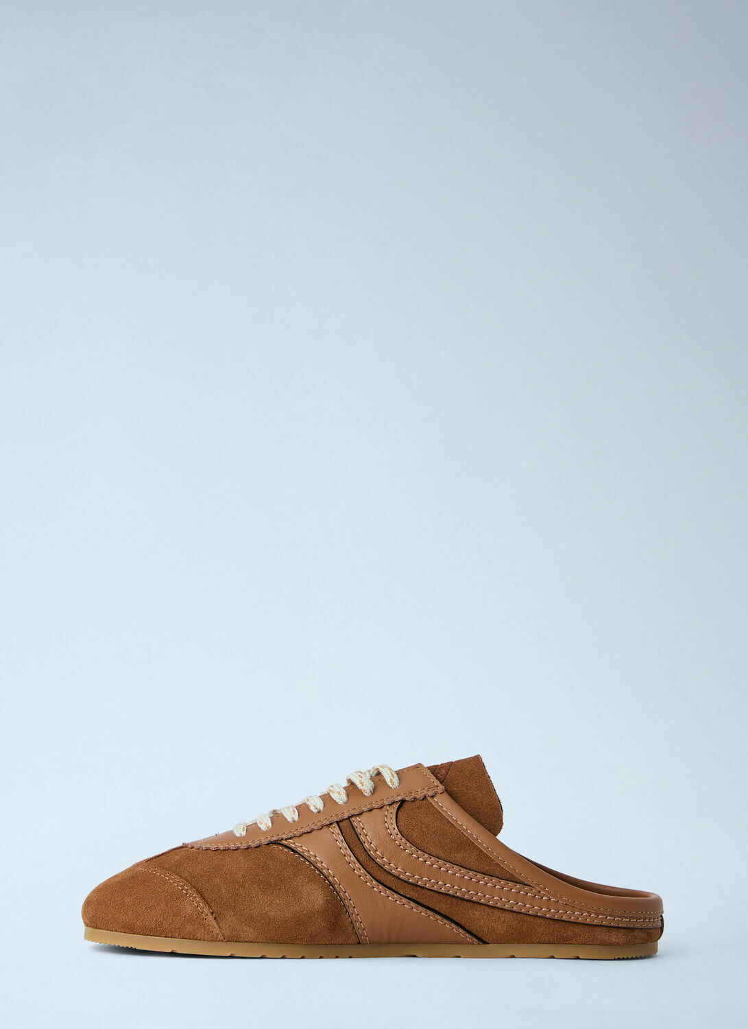 Dries Van Noten Leather Suede Slip-On Sneakers
