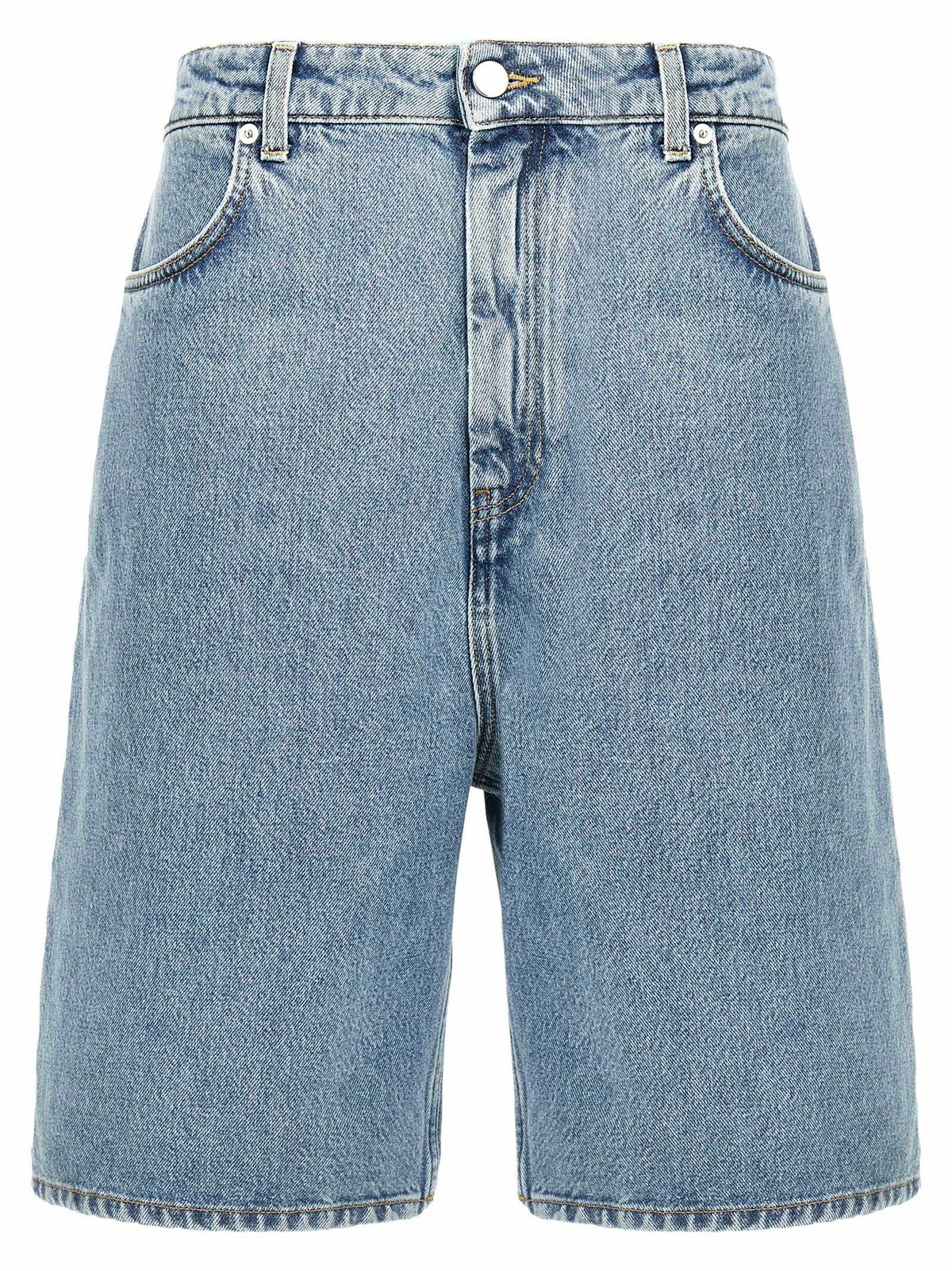 Loulou Studio Ivory Silk Zinnia Bermuda Shorts Loulou Studio