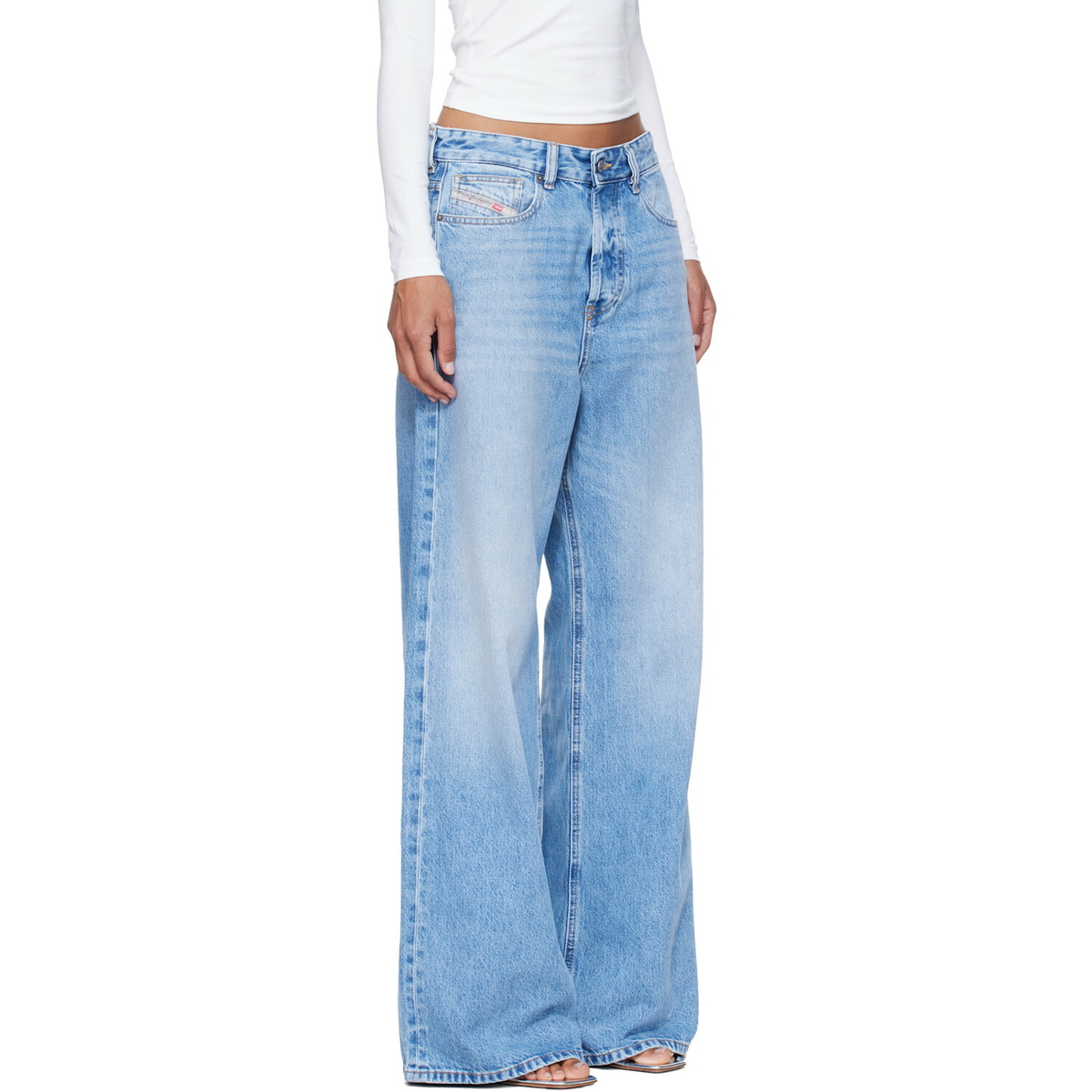 Diesel Blue Relaxed Low Waist 1996 D-Sire Jeans
