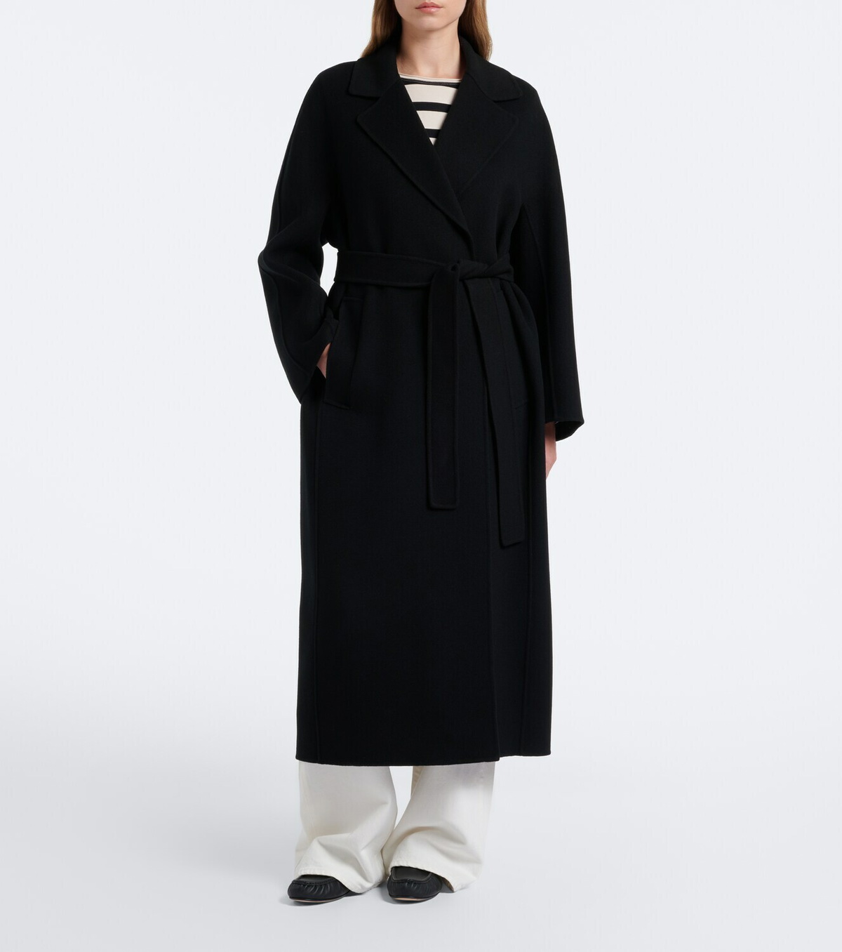 'S Max Mara Virgin wool wrap coat