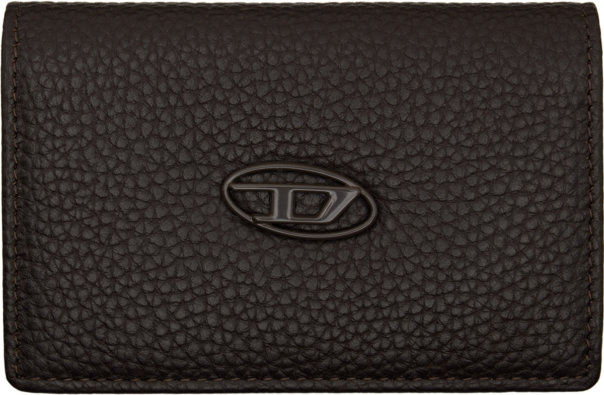 Diesel Brown Hissu Evo IV Card Holder