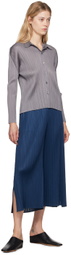 PLEATS PLEASE ISSEY MIYAKE Gray Basics Shirt