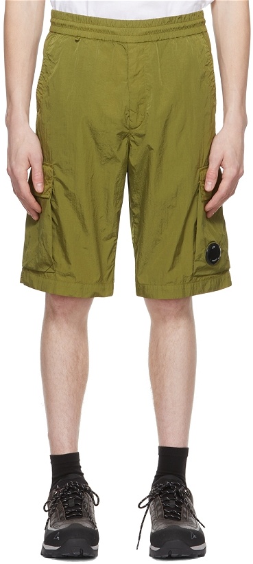 Photo: C.P. Company Green Nylon Shorts