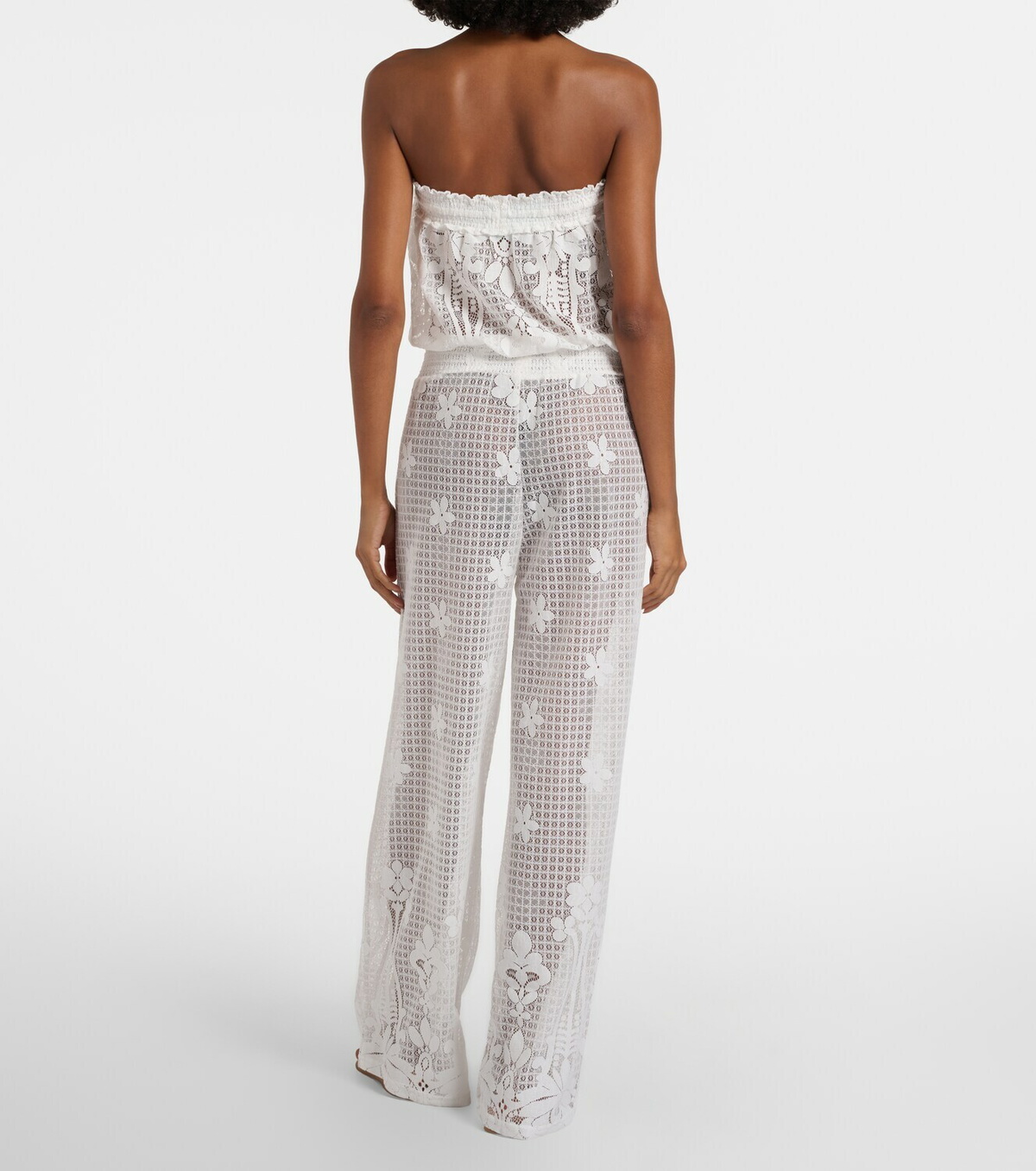 Melissa Odabash Viv cotton-blend jumpsuit