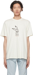 Awake NY Off-White Bunny T-Shirt