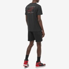 Air Jordan Men's Flight Essential Signature T-Shirt in Black/White/Gym Red