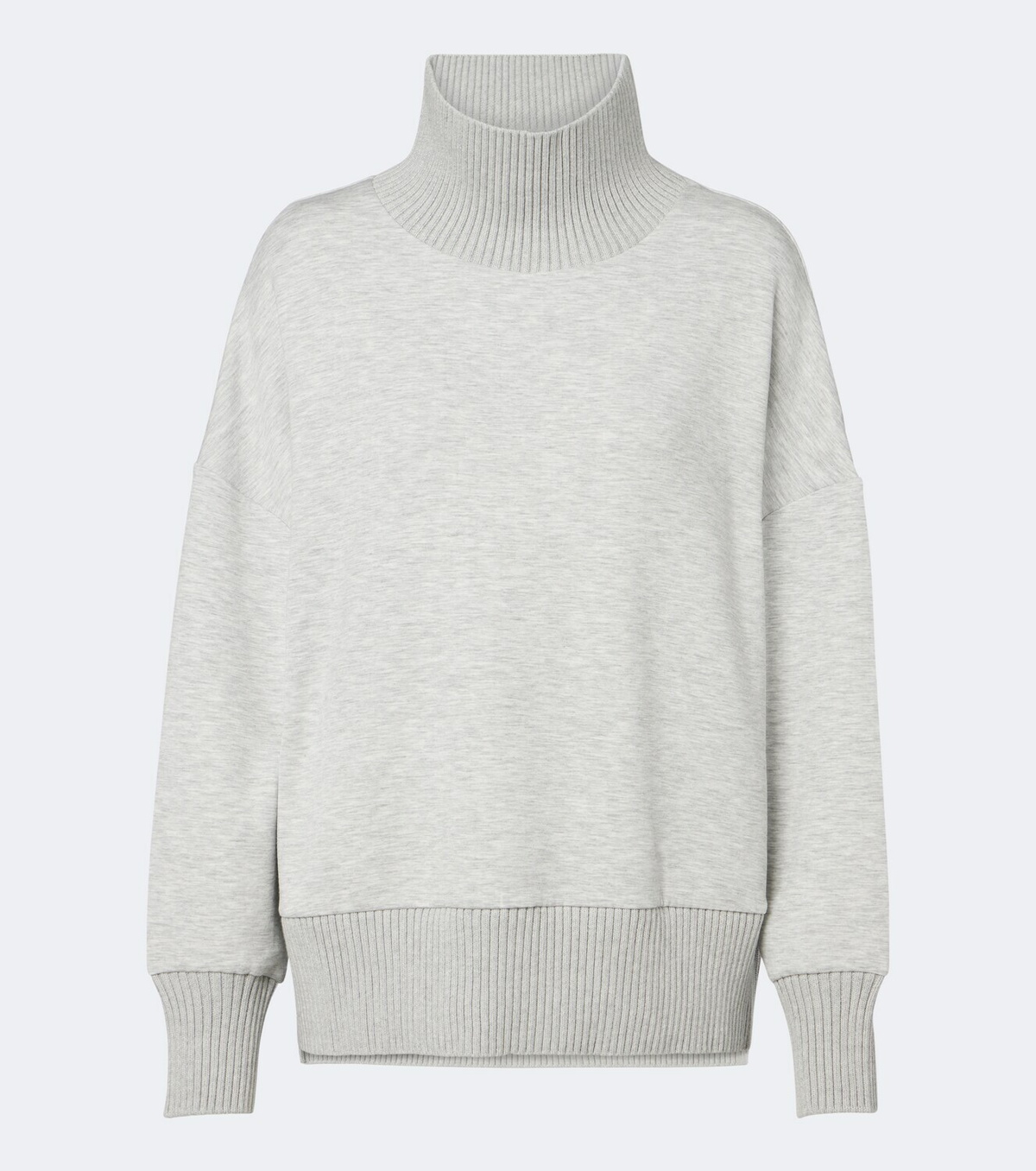 Varley Barker oversized jersey turtleneck sweater