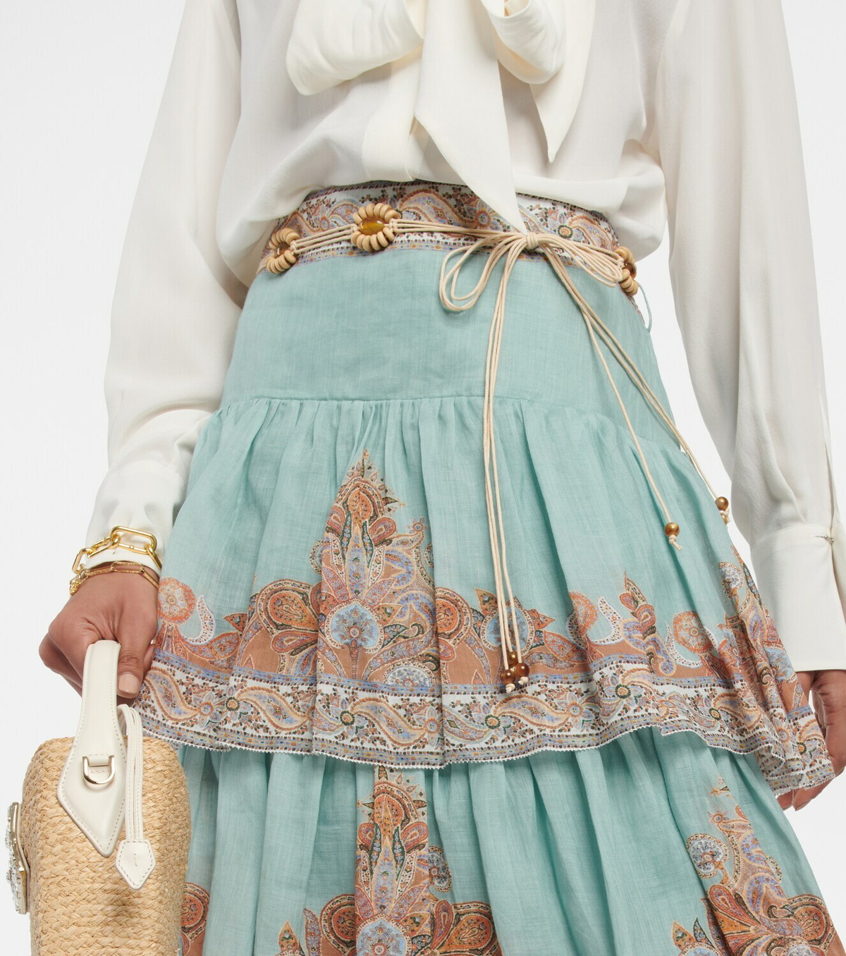 Zimmermann Devi tiered maxi skirt Zimmermann