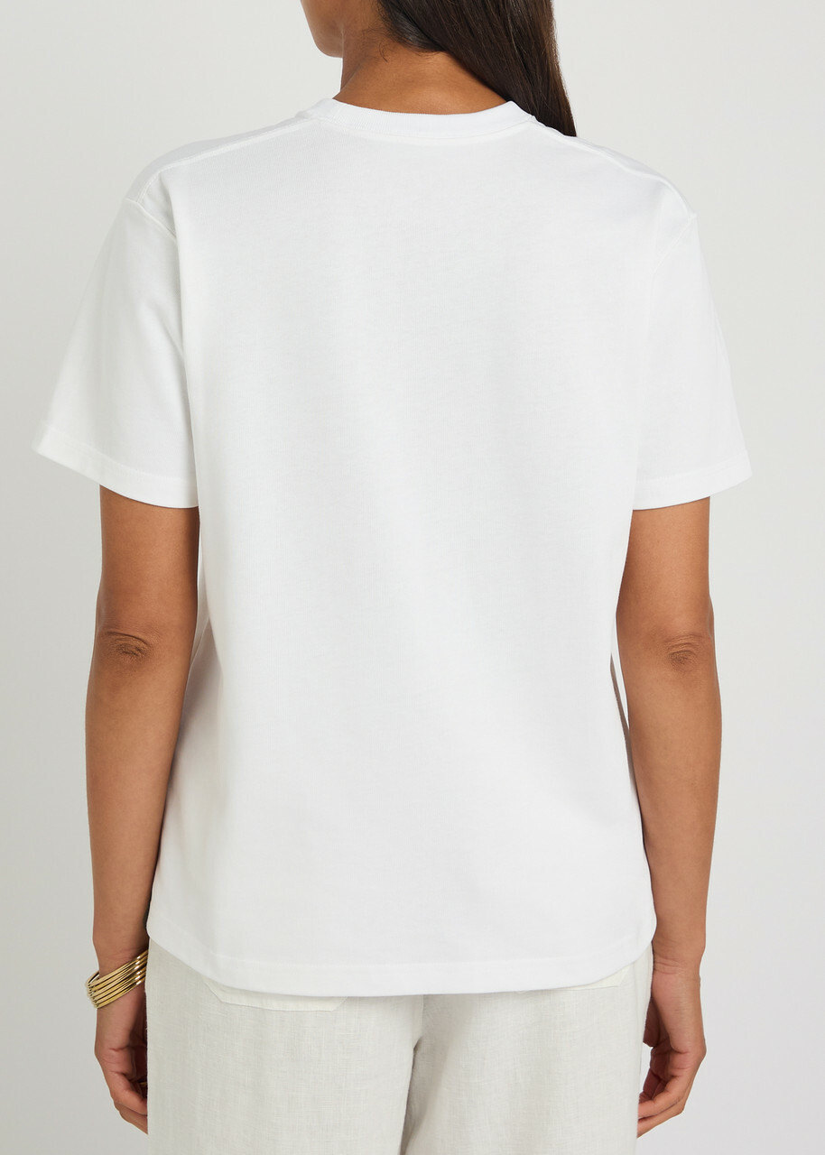 Polo Ralph Lauren Logo-embroidered Cotton T-shirt White