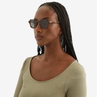 Oscar Deen Diego Sunglasses in Tortoise Shell/Green 