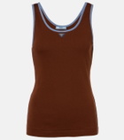 Prada Cotton jersey tank top