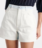 Stella McCartney Mid-rise denim shorts