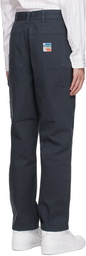 Palmes Navy Broom Trousers