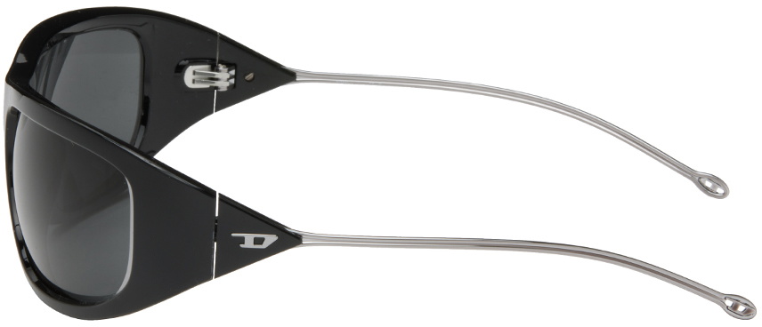 DIESEL / サングラス/--/プラスチック/BLK/メンズ/DL3001 Diesel SSENSE Exclusive Black DL3001 Sunglasses Diesel