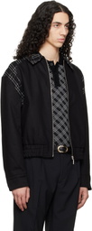 Ernest W. Baker Black Varsity Jacket