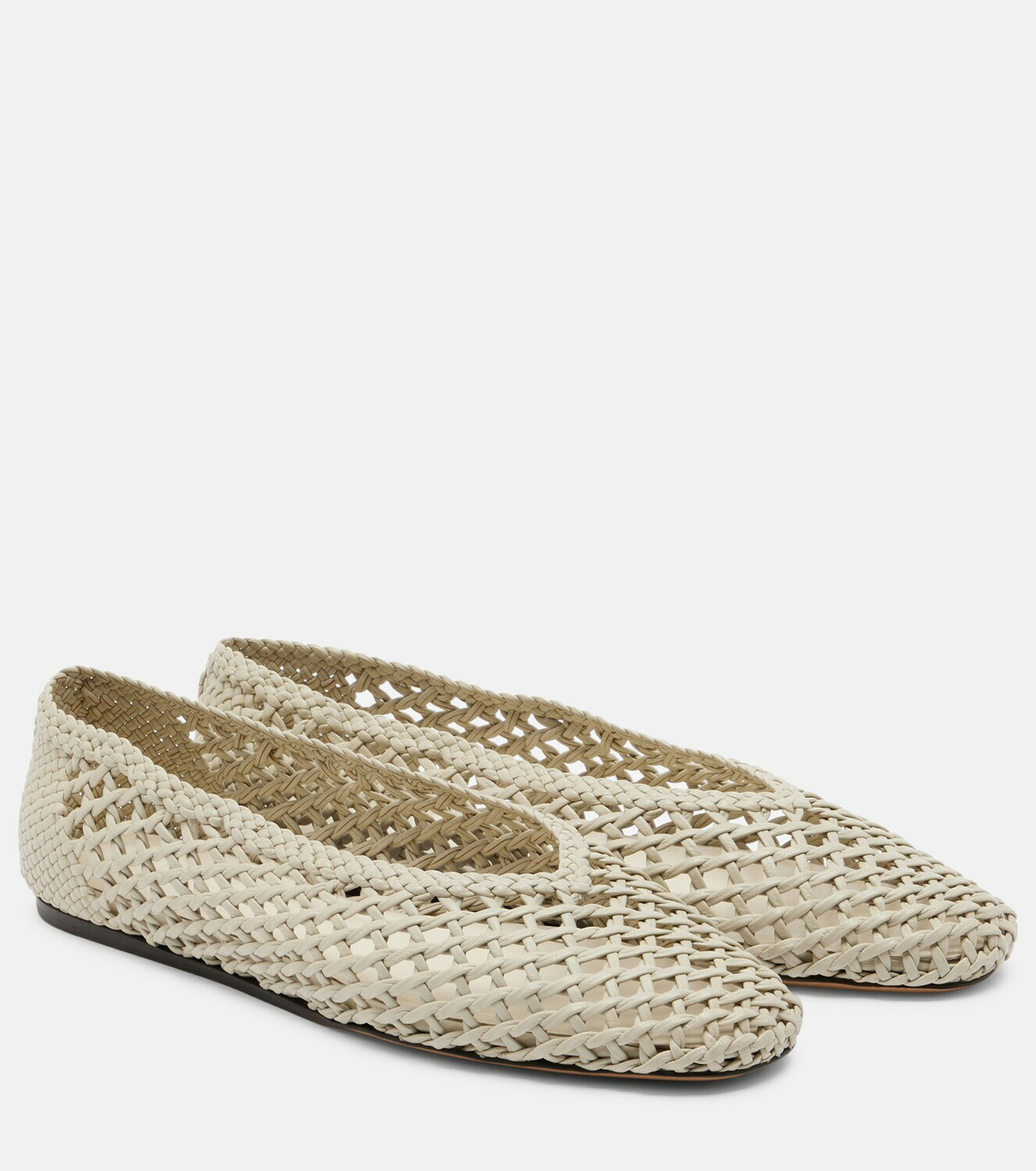 Le Monde Béryl Regency woven leather ballet flats